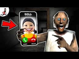Squid Game Doll call Granny ► funny horror cartoon