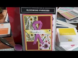 Blooming Phrases Thank You Card Tutorial Bloom Impressions DSP - by Stampin’ Up! - May Card Club