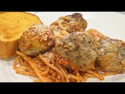 Viral Baked Spaghetti and Meatballs
