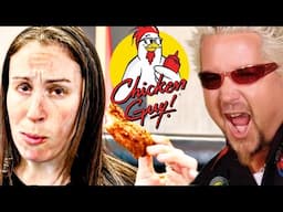 HellthyJunkFood Julia Ignored By Guy Fieri At Chicken Guy