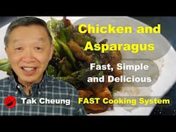 Asparagus and Chicken with Wok Hei.  Simple yet delicious!
