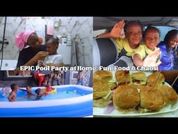 I Hosted A Pool Party For The Kids.. It Got Wild!.| How We Spent Our Mid Term Break..