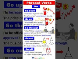 Struggling with Phrasal Verbs? SOLVED! | Learn English FAST #Grammar #vocabulary #spokenenglish #esl