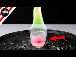 INCREÍBLE IDEA CON UNA BOLA AL ROJO VIVO