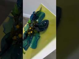 Resin Art with Shrinky Dink Flower Petals