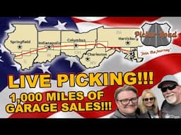 LIVE PICKING ON THE NATIONAL ROAD YARD SALE!!! Join the Journey on Picker Road!