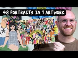 Finishing my JEFF WORLD illustration project & freebie for everyone who submitted. Part 3/3