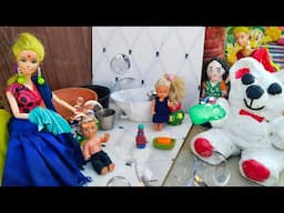 Barbie Routine in Indian Village|gudiya wala Epi-254|Barbie barbie|barbie ki kahani