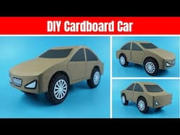 How to make cardboard car | Car making from cardboard | Diy cardboard car