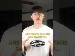 Are Squier guitars bad?… #musician #guitar #guitarist #guitarplayer #guitartalk #fender #squier