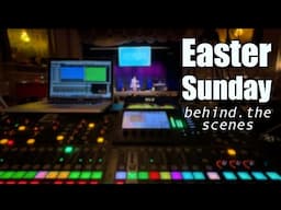 My Easter Service Running Front of House and Broadcast Audio