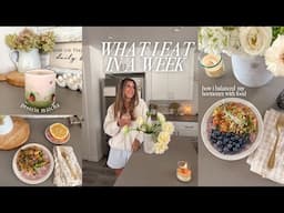 what I eat in a WEEK | easy healthy high-protein, NUTRIENT DENSE meals