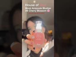 House of Hur Moist Ampoule Blusher in 06 Cherry Blossom 🌸 #makeuptutorial #kbeauty