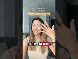 ULTRAHUMAN RING AIR REVIEW | my 5 favourite features!🫶🏼✨ #ultrahuman #ultrahumanring