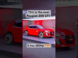 This is the fastest small hot EV! 🔥🔥 #peugeot #208 #gti #208gti #newcar #ev