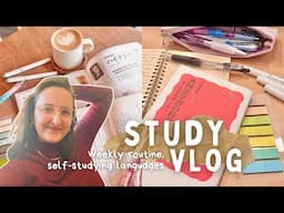 My daily routine studying Asian languages | Study Vlog in Japan 🇯🇵