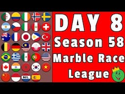 Marble Race League Season 58 Day 8 Marble Race / Marble Race King