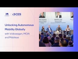 Unlocking Autonomous Mobility Globally with Volkswagen, MOIA and Mobileye