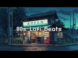 Vintage Vibes & 80s Lofi Beats 🌧️ Rainy Quiet Tokyo Alley Ambience #lofirain #chillmusic