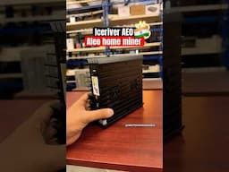 Iceriver AE0 Aleo home miner💸 Crypto Mining India🇮🇳 #bitcoinmining #cryptomining #aleo #homeminer