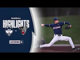HIGHLIGHTS | UConn Baseball Beats Maine 10-3
