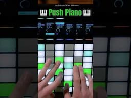 Jazz piano from an Ableton Push? with JNTHN STEIN #abletonpush #jazzpiano #midicontroller
