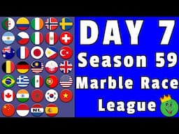 Marble Race League Season 59 Day 7 Marble Race / Marble Race King