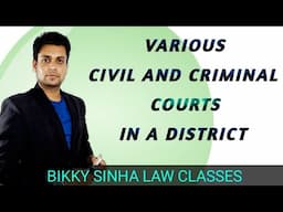Various Courts in a District || Law exam preparation #education