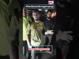 धनेगाव हैदराबाद रोड पर हुआ बड़ा गड्ढा
