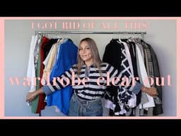 WARDROBE CLEAR OUT 👗 STARTING FROM A CAPSULE WARDROBE 👗 THE JO DEDES AESTHETIC