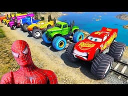 GTA V Epic New Stunt Race For Car Racing Challenge by Trevor and Shark #8899