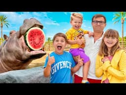 Diana and Roma's Family at Emirates Park Zoo, Abu Dhabi