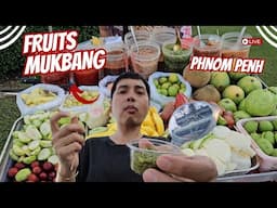Fruits Mukbang sa Sisowath Riverside, Phnom Penh