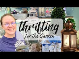🛍️ Thrifting for the Garden | Unique & Budget-Friendly Garden Decor Finds 🌿🪴