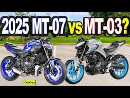 NEW 2025 Yamaha MT-07 vs MT-03 - Which is BEST For New Rider?