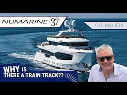 £15M Numarine 37 metre boat tour & why does this boat have a railway onboard?