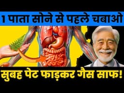 1 पत्ता चबाकर सो जाओ सुबह पेट फाड़कर गैस बाहर निकल जाएगा| Totally Detox Your Stomach Acid