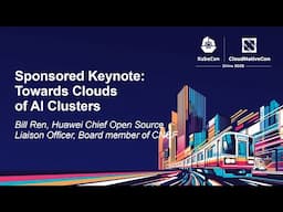 Sponsored Keynote: Towards Clouds of AI Clusters - Bill Ren