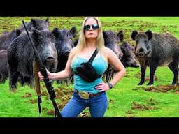 QUEEN OF WILD HOG HUNTING! SPILLS IT ALL!