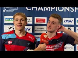 Mads Vestergaard og Daniel Lundgaard spiller sig i kvartfinale med overbevisende sejr