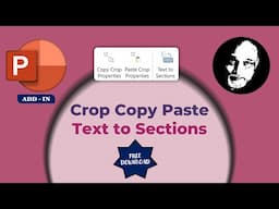 Crop Copy Pase | Sections from bullets | PowerPoint Addin | Free Download