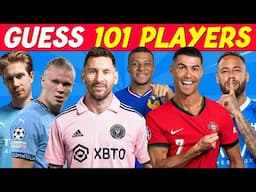 GUESS 101 TOP FOOTBALL PLAYERS IN 3 SECONDS 🏆 FOOTBALL QUIZ ⚽