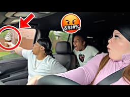 SNATCHING MY STEP DAUGHTERS "ICE CREAM CONE" & THROWING IT OUT THE WINDOW *REVENGE*