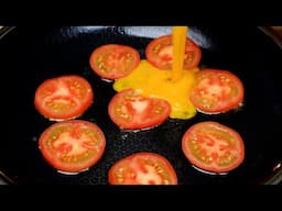 If You've Tomato and 2 Eggs, Must Try This Breakfast Recipe. Simple and Delicious