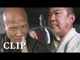 Sharp weapon stabs straight to Tanzong's throat, see how he use Qi to get out of the trouble #clip