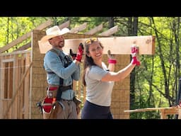DIY Shed Build (Pt. 3) - Struggling to Build the Roof