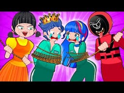 Squid Game Love Challenge  !Lisa & Alex in Big Trouble ! | Sad Story | Poor Princess Life