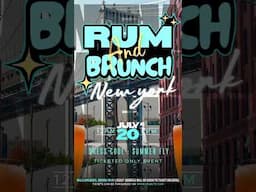 Rum And Brunch Is Coming To New York!