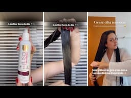 Letícia Barros | Bela em Casa Compartilhando a sua Experiência com o Kit Liso Escorrido
