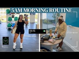 Phd student's realistic 5am morning routine | how I became a morning person